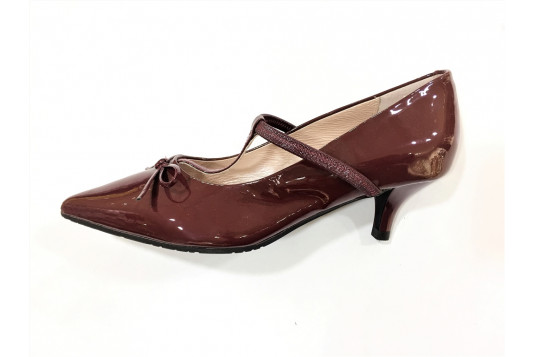 grany cuir 5 cm rouge