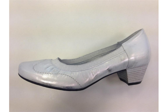 pepita cuir 4 cm gris