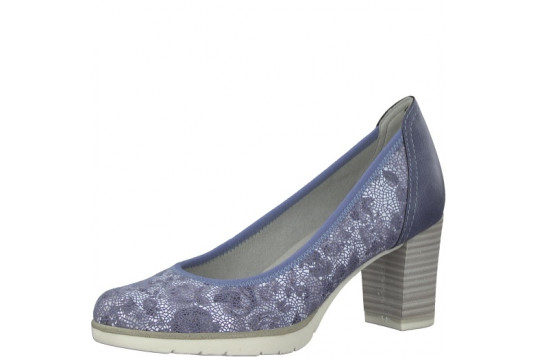 22433-20 cuir 5 cm marine