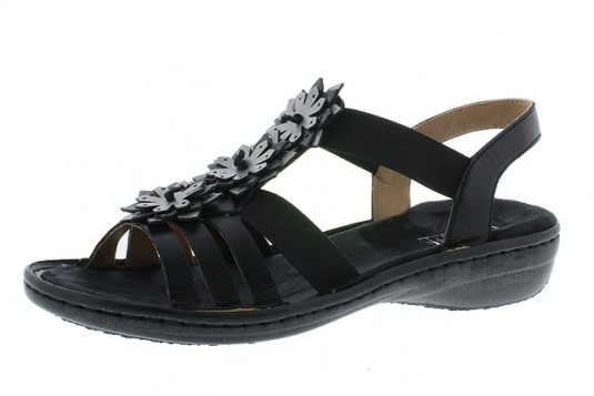 60858 cuir 3 cm noir