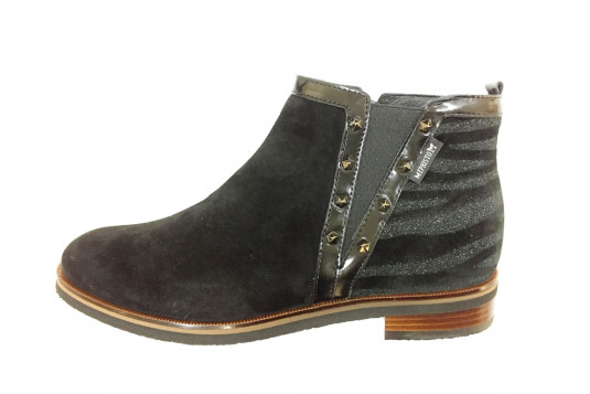 paulita cuir 2 cm noir