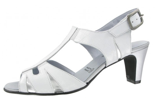 kumel cuir 5 cm blanc