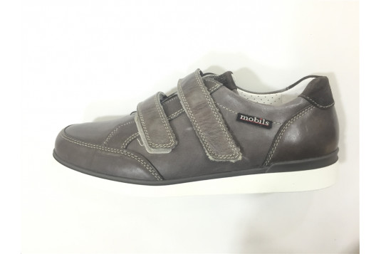 batiste cuir 2 cm gris