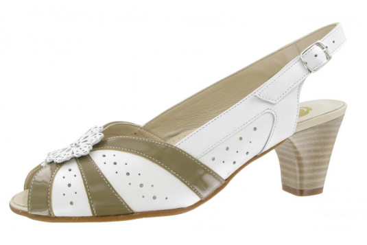 kaori cuir 5 cm beige