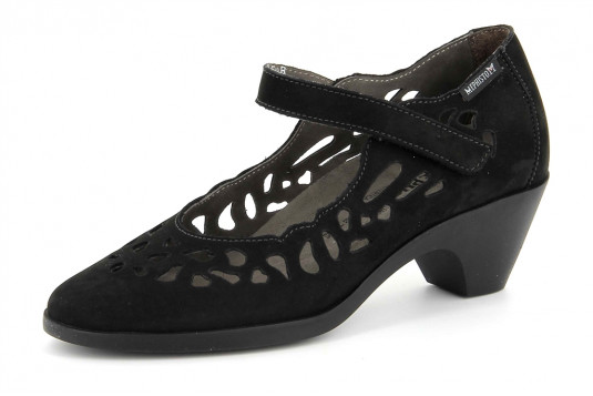macaria cuir 4 cm noir