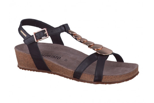 irma cuir 4 cm noir