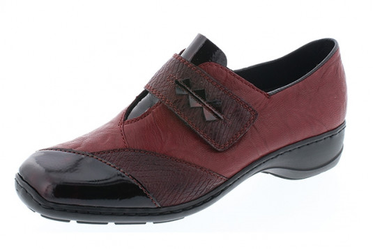 58397 cuir 3 cm bordeaux