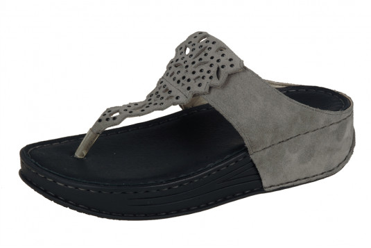 67486 cuir 3 cm gris