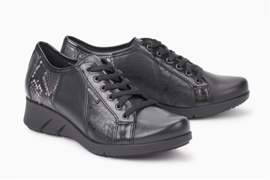melina cuir 3 cm noir