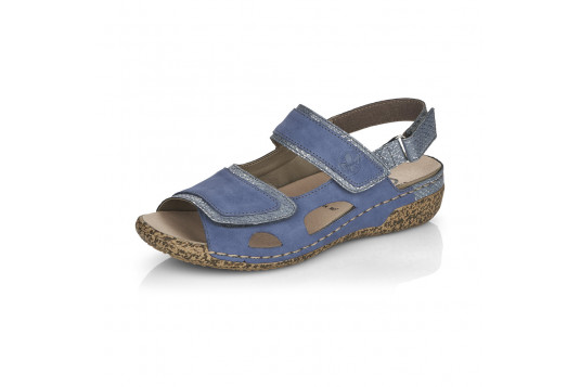 v7284 cuir 3 cm marine