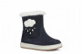 B164AB - CUIR - 2 CM - MARINE