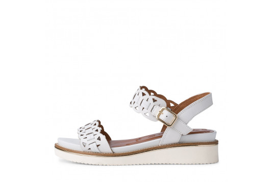 28223-28 cuir 4 cm blanc