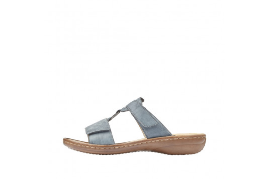 60885 cuir 2 cm marine