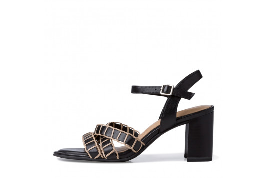 28337-28 cuir 6 cm noir