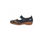 41369 cuir 3 cm marine