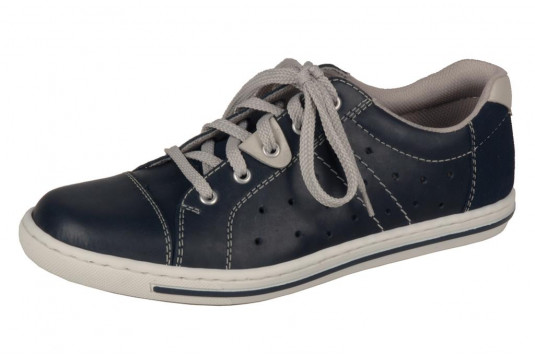 19025-14 cuir 2 cm marine
