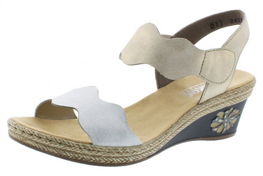 v2402 cuir 4 cm gris