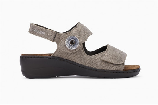jissy cuir 4 cm taupe