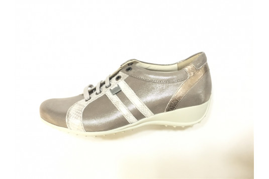 luisa cuir 3 cm argent