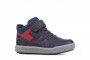 J044AA - CUIR - 2 CM - MARINE