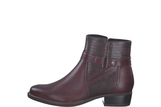 25000-29 cuir 3 cm bordeaux