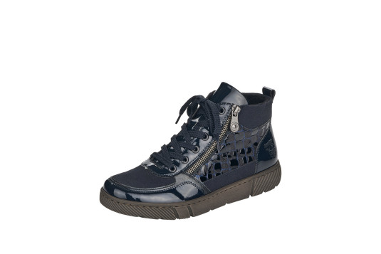 52941 cuir 2 cm marine
