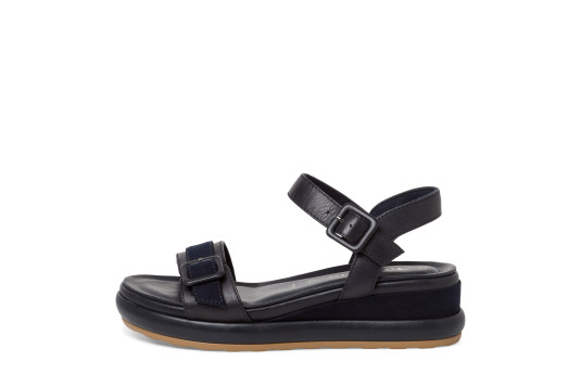 28218-20 cuir 4 cm marine
