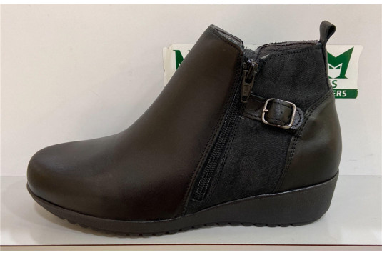 angers cuir 3 cm noir