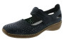 41399 cuir 3 cm marine