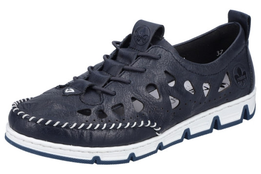 49956 cuir 2 cm marine
