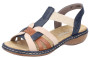 65918 cuir 3 cm marine