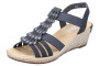 62436 cuir 4 cm marine