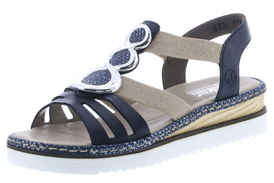 679l4 cuir 4 cm marine