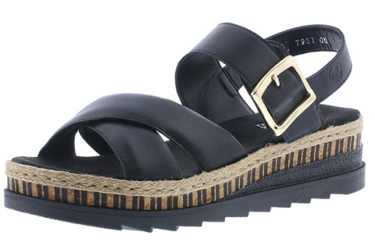 v7951 cuir 4 cm noir