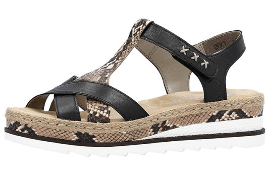 v7919 cuir 4 cm noir