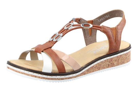 v3657 cuir 3 cm marron