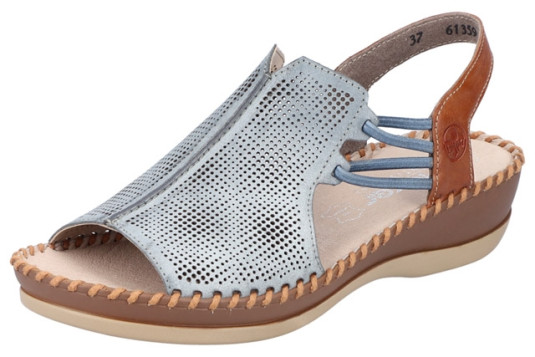 61359 cuir 3 cm marine