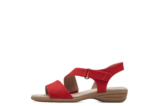 28167-42 cuir 3 cm rouge