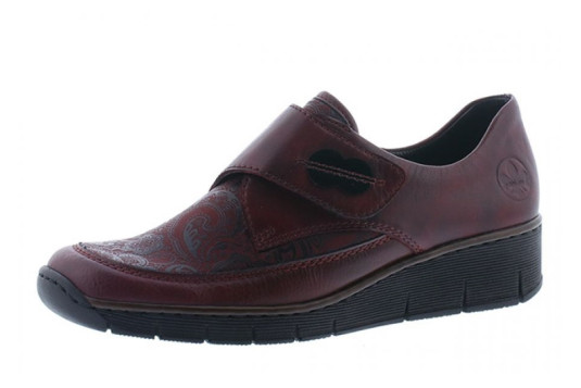 537c0 cuir 3 cm bordeaux