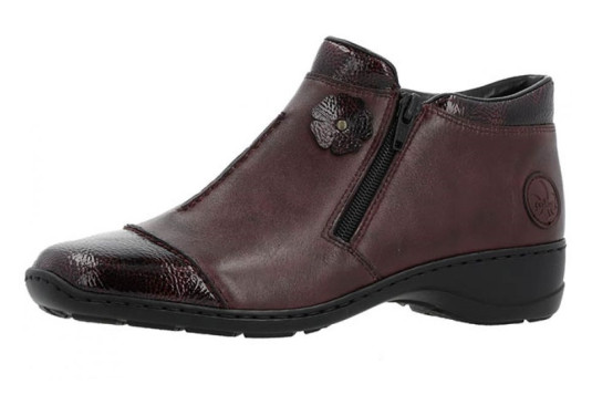 58388 cuir 2 cm bordeaux