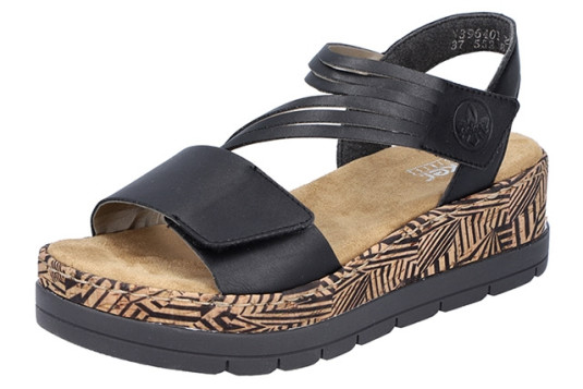 v3964 cuir 4 cm noir