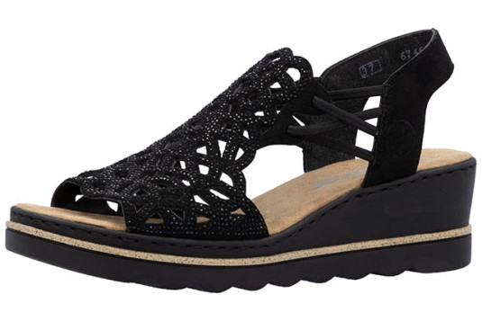67465 cuir 4 cm noir
