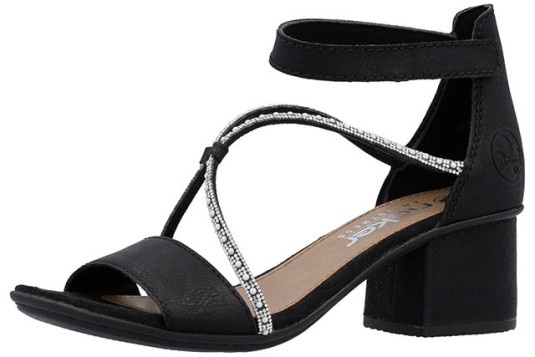 64654 cuir 4 cm noir