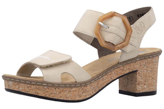 63850 cuir 5 cm beige