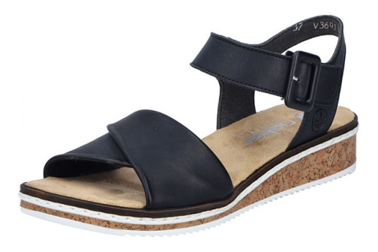 v3691 cuir 3 cm noir