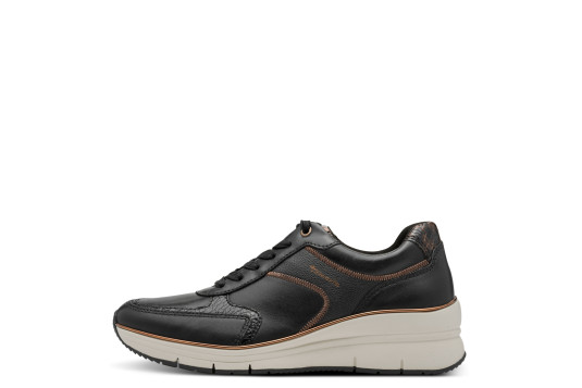 23764-43 cuir 4 cm vernis noir