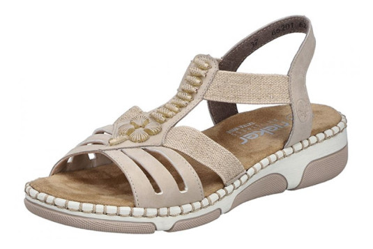 66201 cuir 3 cm beige