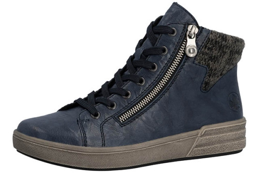 x0709 cuir 2 cm marine
