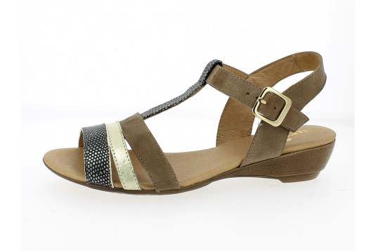 ocilia cuir 3 cm taupe